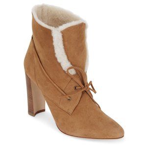 NWT MANOLO BLAHNIK Ostrava Shearling Boots 10/10.5